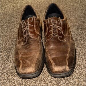 Men's Brown Leather Dress Shoes